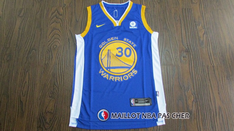 Maillot Enfant Golden State Warriors Curry 2017-18 30 Bleu